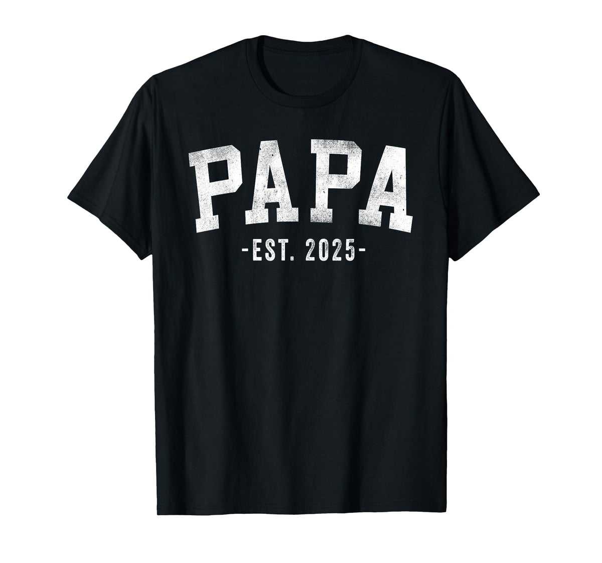 Papa 2025 Papa To Be New Papa Gifts Classic Bold Font T-Shirt