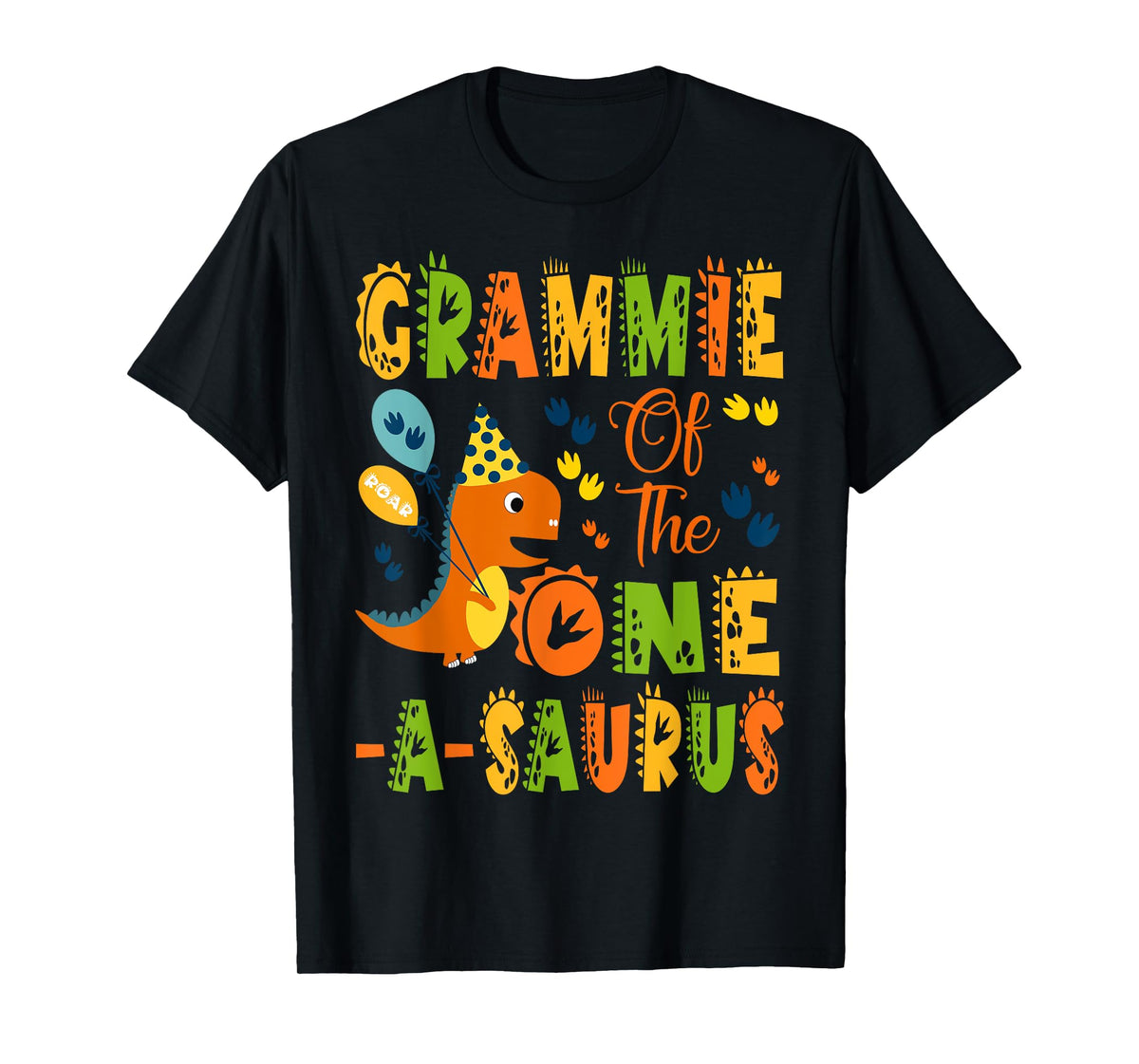 Grammie of The One-A-Saurus 1St Birthday Dinosaur Party T-Shirt