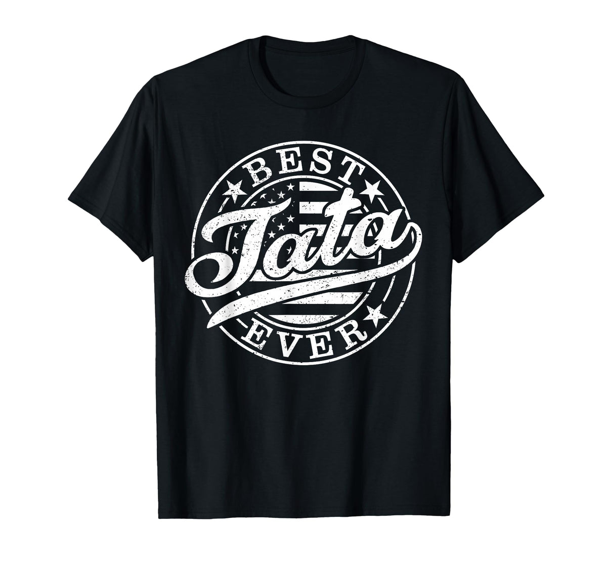 Best Tata Ever Father's Day American US Flag T-Shirt