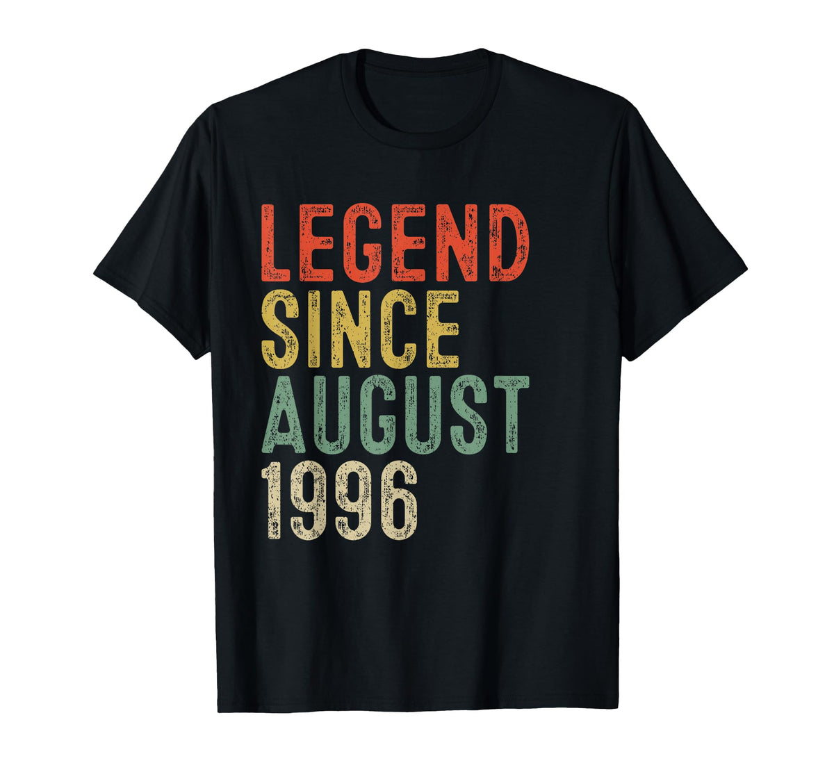 Legend Since August 1996 29th Birthday Gifts 29 Year Old T-Shirt