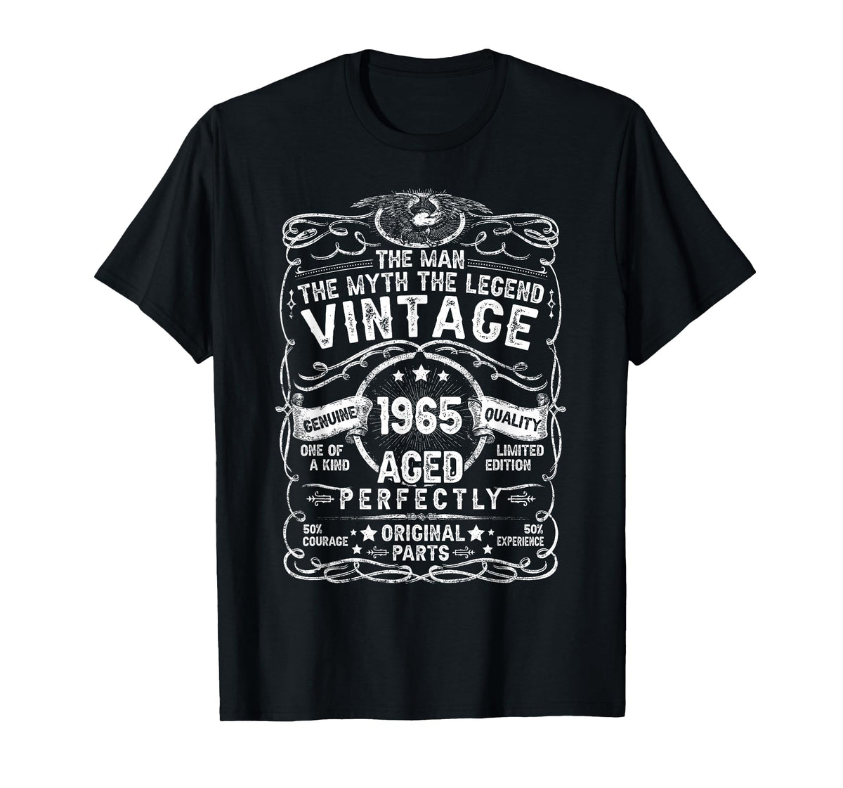 Vintage 1965 Man Myth Legend 60th Birthday Gift 60 Year Old T-Shirt
