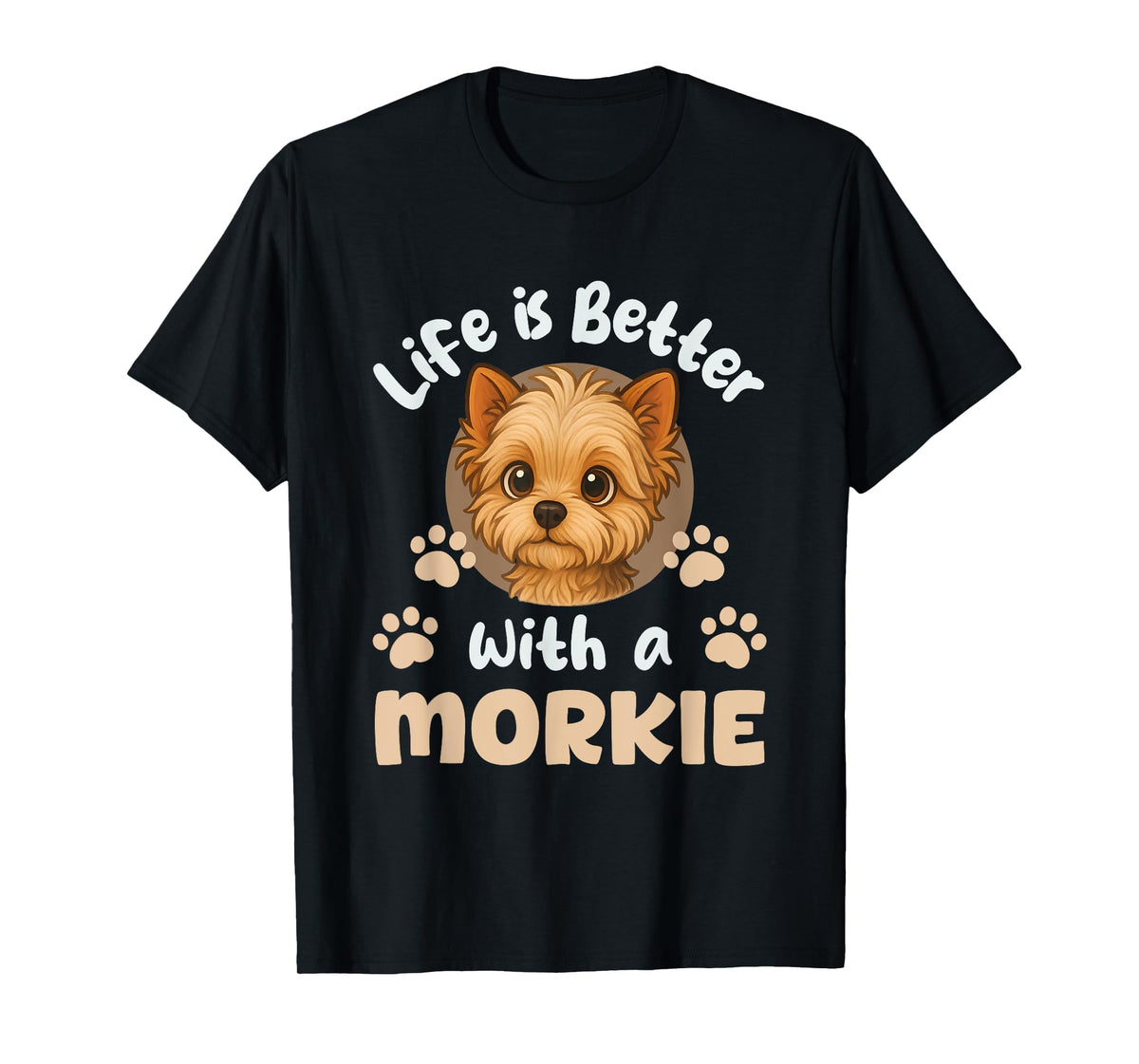 Morkie Owner Lover Mom Dad Parent T-Shirt