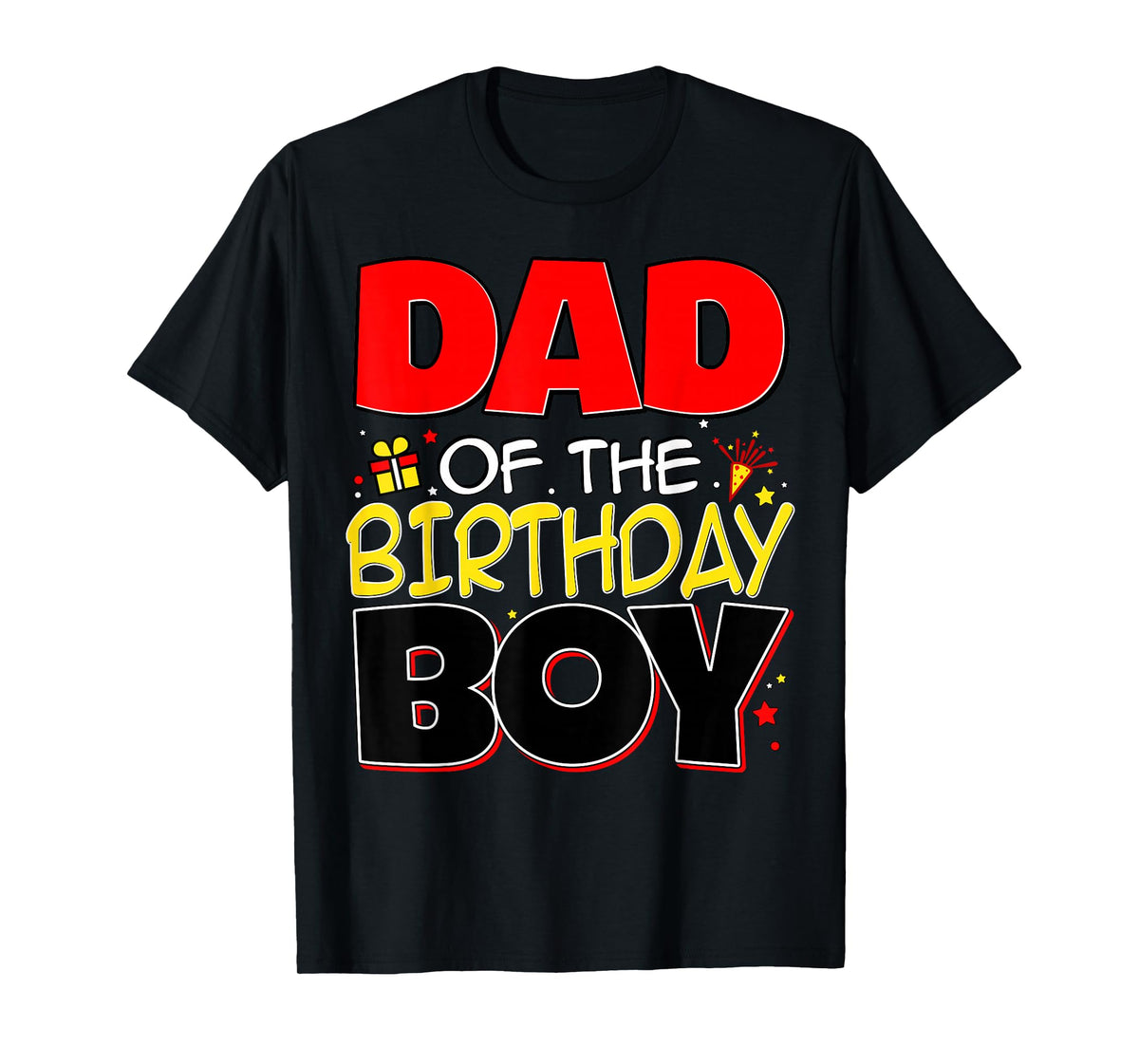 Dad Of The Birthday Boy Family Party Birthday Outfit T-Shirt
