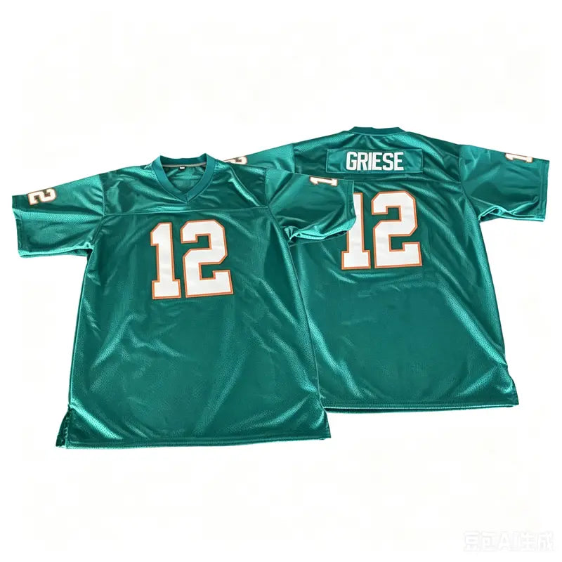 Unisex #13 Embroidered Football Shirt - Breathable Polyester Embroidered Sportswear Top, V-Neck Loose-Fit Short-Sleeve Athletic Top, Sporty Jersey for Training, Going Out