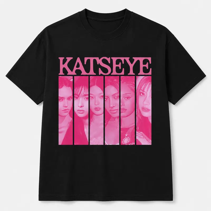 Katseye Tee, Katseye Members Youth Shirt, KATSEYE Merch for Funs,Vintage K-Pop Youth Shirt, Girl Group Fan Tee