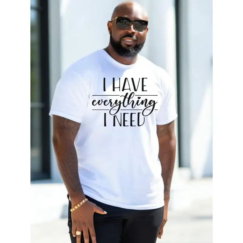1pc Matching Couples I Have Everything I Need Shirts| Valentines Gift, Valentine Matching Shirt, Husband And Wife Shirt, Husband Wife Shirts, Best Gifts For Wives And Husbands For Christmas| Regular Fit, Crew Neck, Medium Stretch Fabric