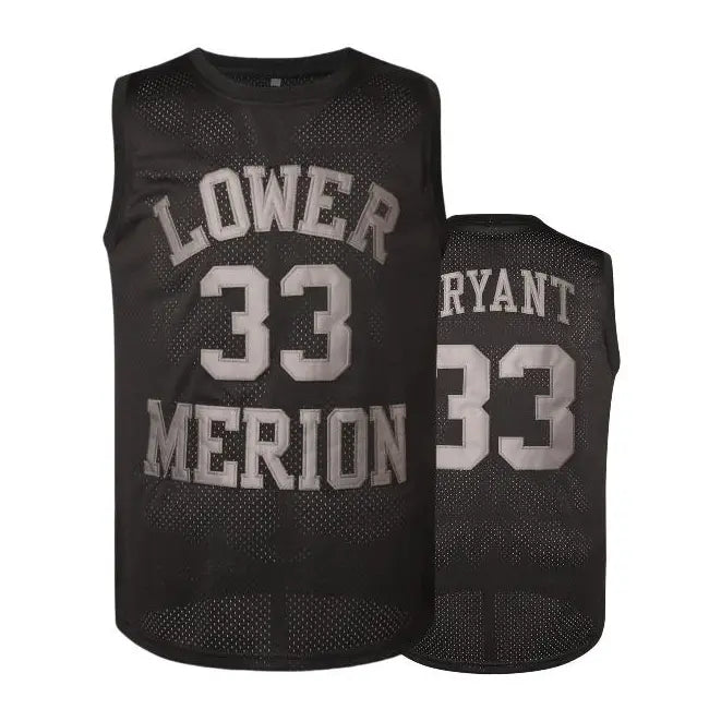 Men's #33 Embroidered Loose Fit Basketball Jersey - 100% Polyester Round Neck Knit Sleeveless Athletic Top with Texture Variant, for Training, Competition, Going Out & Other Activities