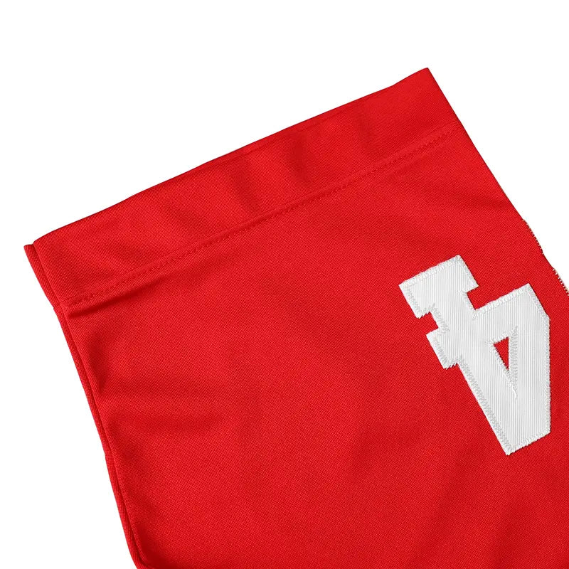 Men's Forrest Gump #44 Stitched Red Short Football Jersey - Lightweight, Quick Dry, Breathable, Retro Fashion Jersey Shirt, Athletic Active Top for Party, Sports, Outdoor Leisure Wear, Short Football Jerseys, Athletic Active Tops