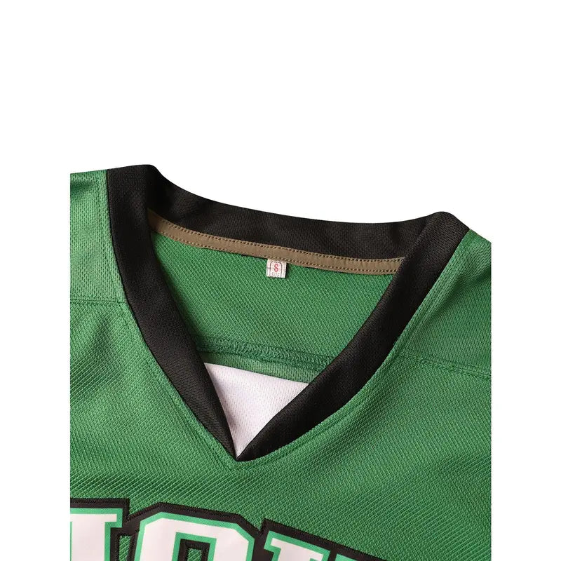 Men's #11 Zach Parise College Fighting Sioux Green Hockey Jersey - Polyester Breathable Mesh Athletic Clothes, Micro-Elastic Quick-Dry Male Casual Party Wear, Retro 90s Halloween/Jersey Parties All-Seasons Activewear