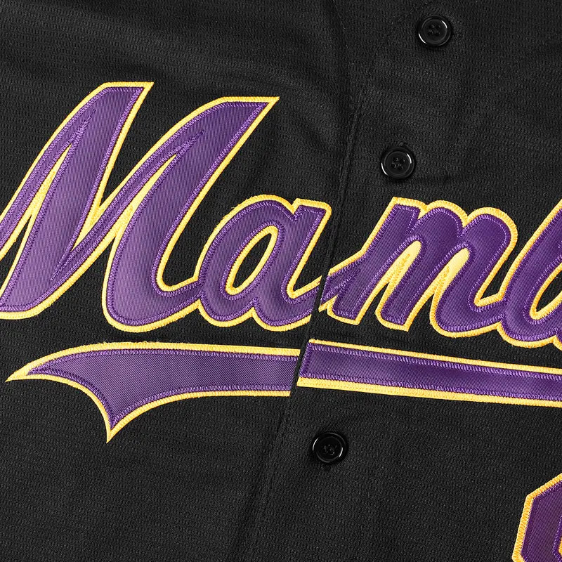 Men's Loose-Fitting Polyester Short Sleeve Shirt - V-Neck Button-Down Kobe-Inspired Baseball Embroidered Jersey, 24 Large Number Back Athletic Top for Casual Wear, Hip Hop Performances