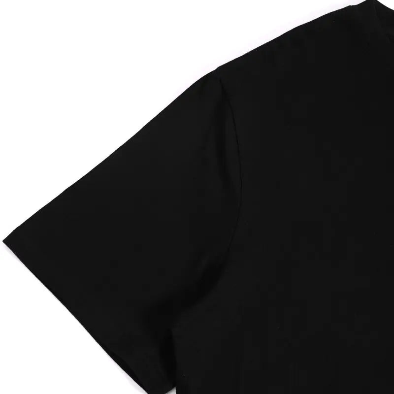Virgin Mary Graphic T-Shirt, Casual Faith-Inspired Top in Polyester Knit Fabric with a Round Neck and Short Sleeves