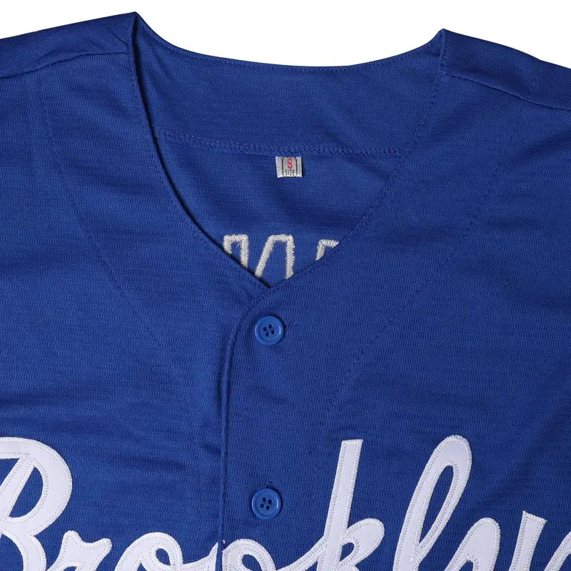 Men's #42 Letter Sleeve Jersey Baseball Top - Short-Sleeved V-Neck, Breathable Stretch Polyester, Relaxed Cut, Embroidered, Large Number Back, Sporty Chic Summer Athletic Casual Wear for Sports Enthusiasts, Sporty Baseball