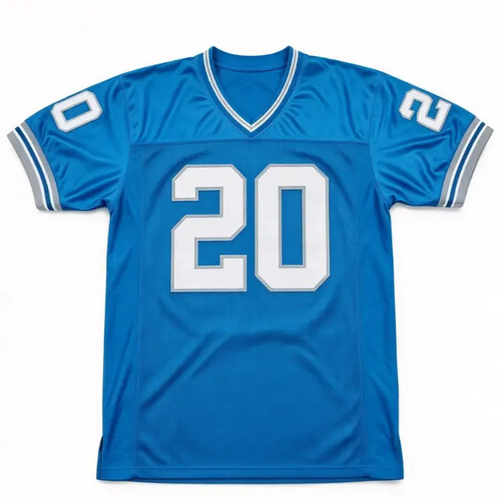 Men's #21 Sanders Retro Black Football Jersey - V-Neck Pullover Polyester Clothes, Quick-Drying Breathable Loose Athletic Apparel with Letter Number, Jersey Style for Football Enthusiasts, Football Jersey Style