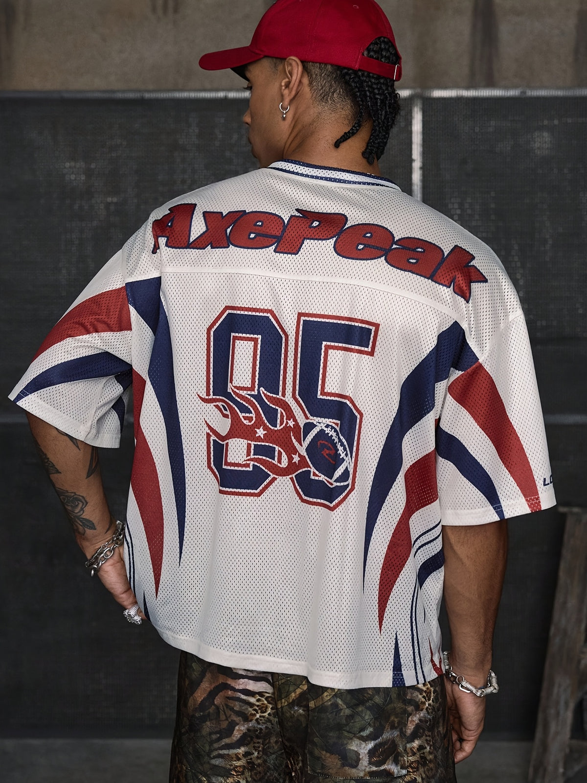 Digital Print 95 Men'S Athletic Short Sleeve Jersey