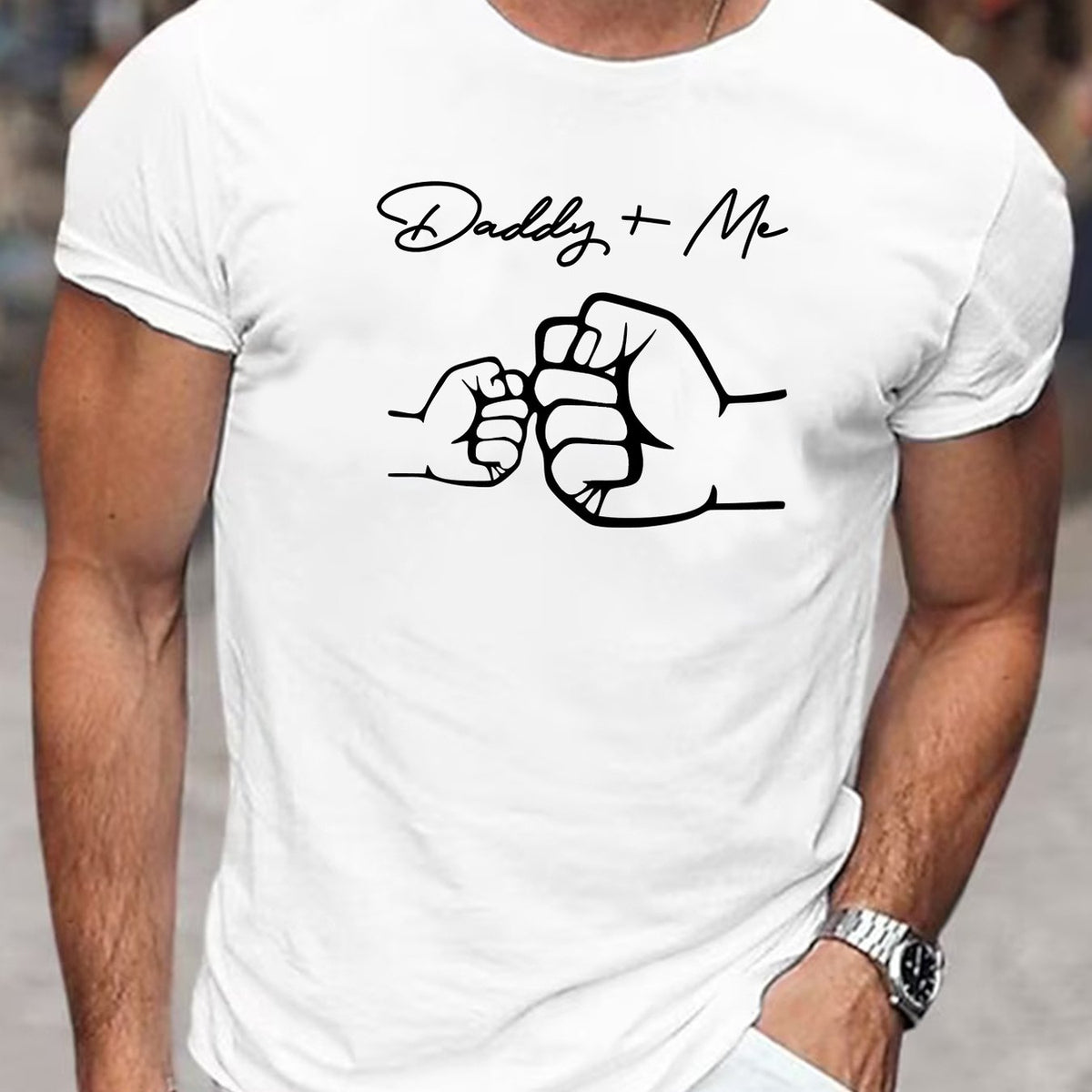 Summer Men'S Fashion Patterned Short-Sleeve T-Shirt